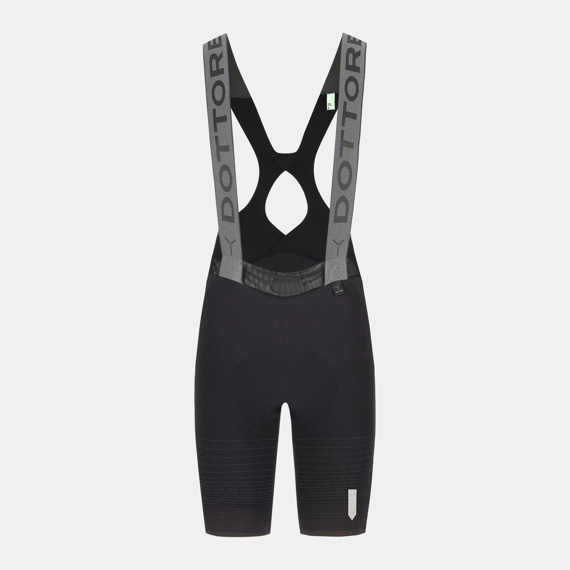 Q36.5 Dottore Pro Bib Shorts - Women's - Black with breathable straps and ergonomic fit for endurance cycling comfort