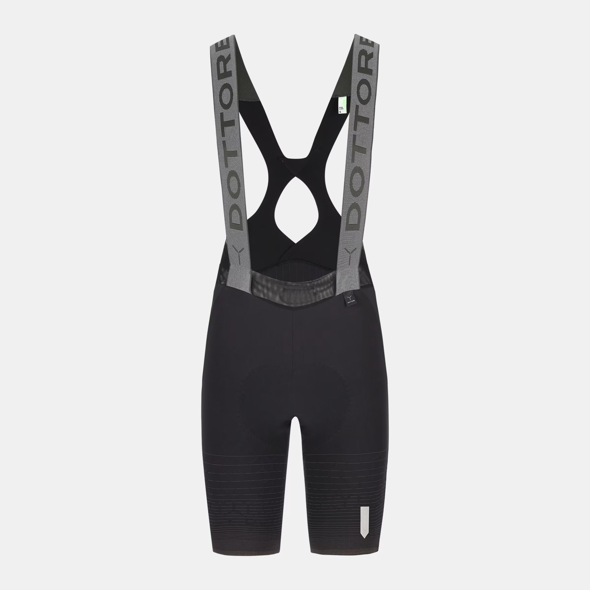 Q36.5 Dottore Pro Bib Shorts - Women's - Black with breathable straps and ergonomic fit for endurance cycling comfort