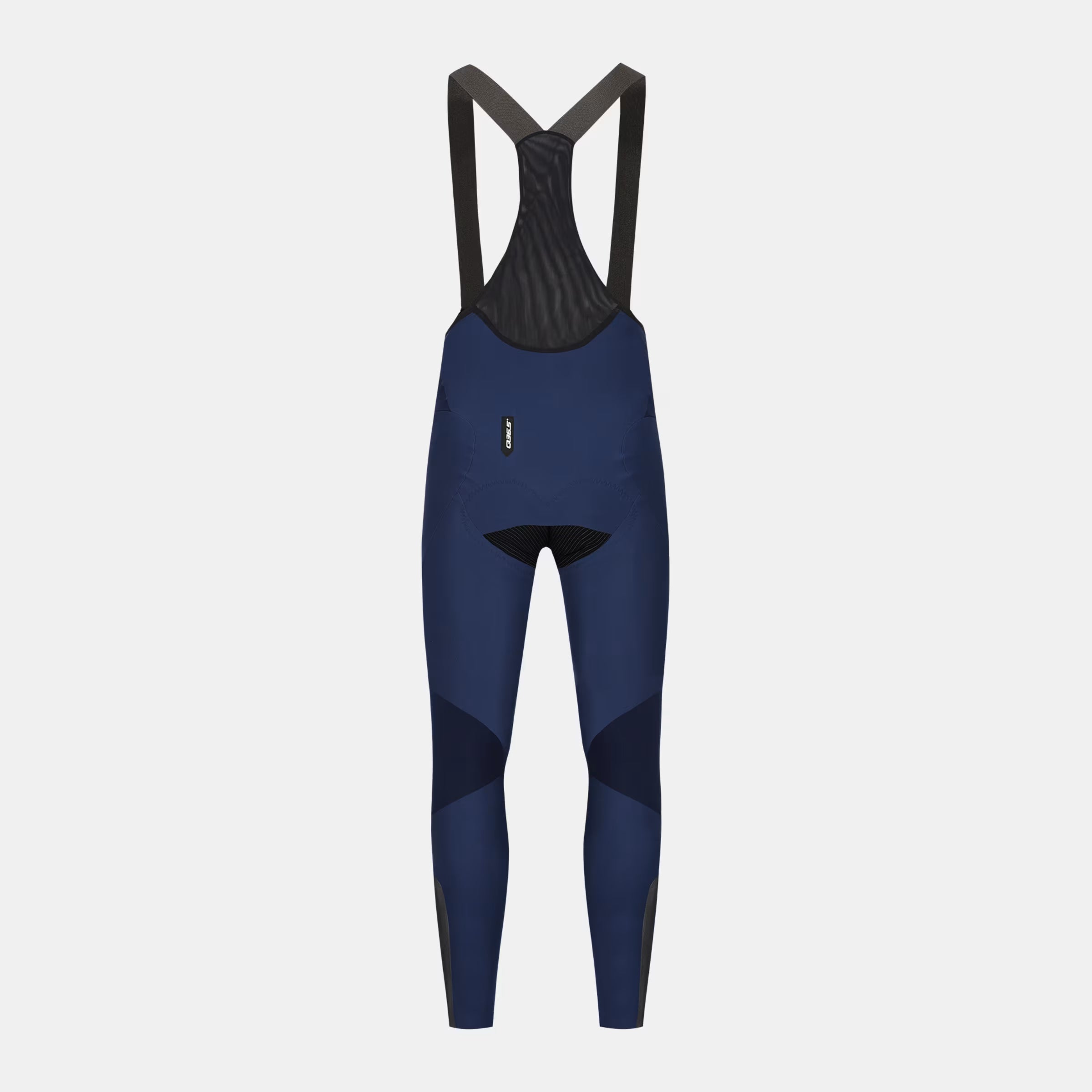 Q36.5 Dottore Hybrid Bib Tights - Men's - Navy Blue with black mesh back panel and ergonomic fit for cycling performance