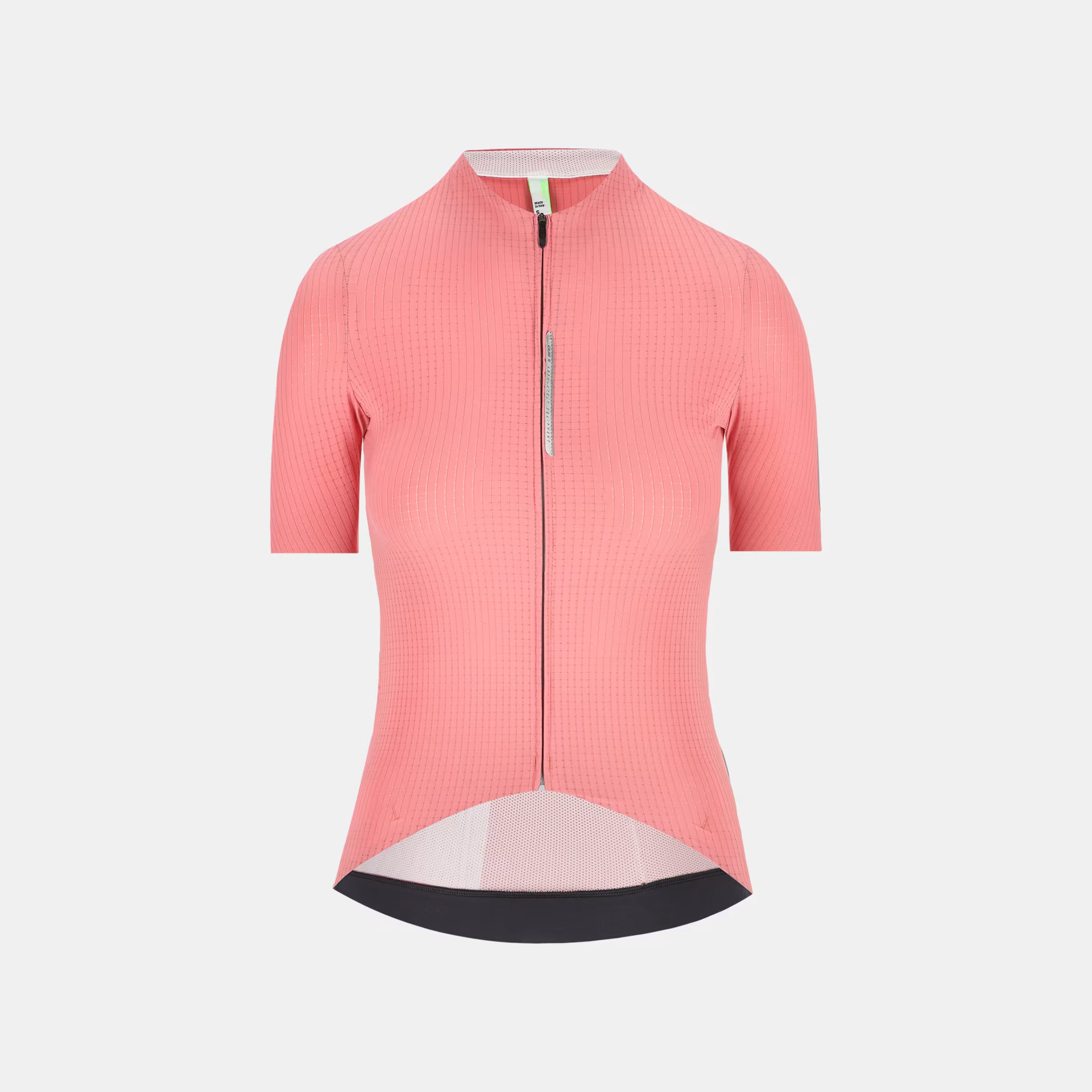 Q36.5 Dottore Pro Jersey - Women's - Giro Pink front view showing zippered collar and textured fast-drying fabric