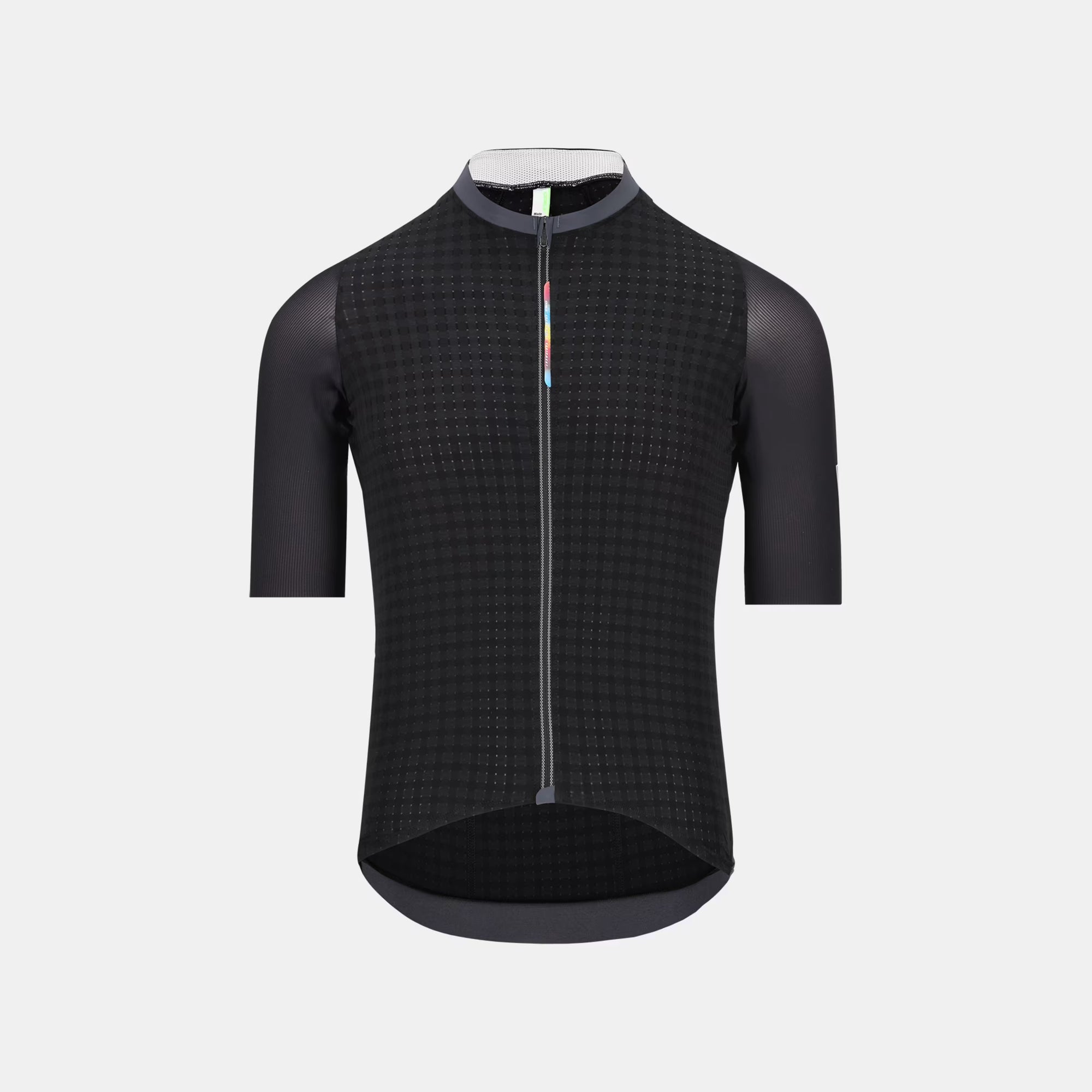 Q36.5 Dottore Clima Jersey - Men's - Black with full front zipper and lightweight heat-dissipating fabric design