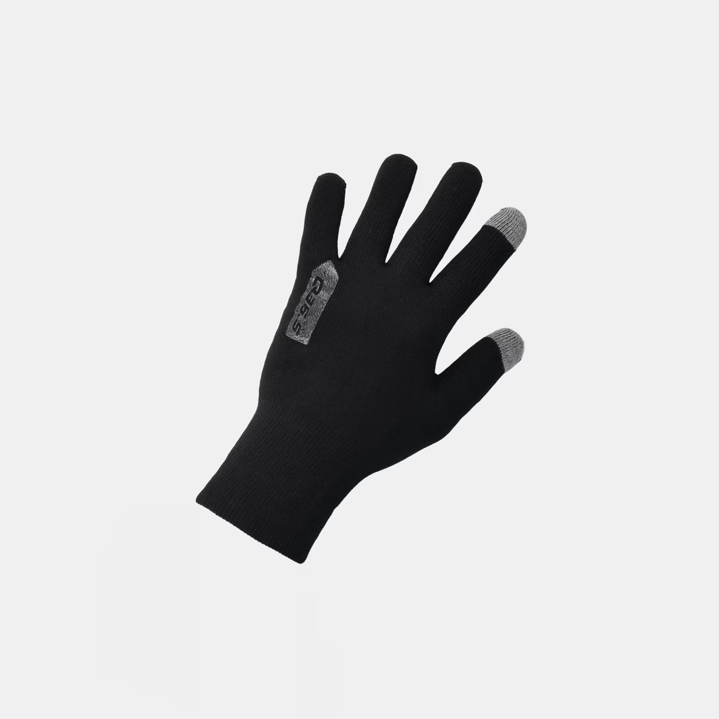 Q36.5 Rain Winter Gloves - Black with touchscreen-compatible fingertips and sleek waterproof cycling design