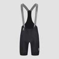 Q36.5 Adventure Cargo Bib Shorts - Men's - Black showing back mesh straps and ergonomic padded cycling fit