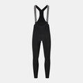 Front view of Q36.5 Gregarius Winter Bib Tights - Men's - Black showing full length and mesh suspenders