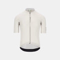 Q36.5 Dottore Pro Jersey - Men's - Optic White front view showing 3D fast-drying fabric and streamlined fit