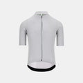 Q36.5 Dottore Pro Jersey - Men's - Ice Grey front view with 3D fast-drying fabric and minimal seams for aero speed