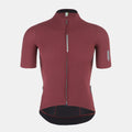 Q36.5 Dottore Pro Jersey - Men's - Siena Red front view with fast-drying 3D fabric and aero design for cycling performance