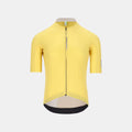 Q36.5 Dottore Pro Jersey - Men's - Naples Yellow front view showing lightweight, fast-drying fabric and aero fit design