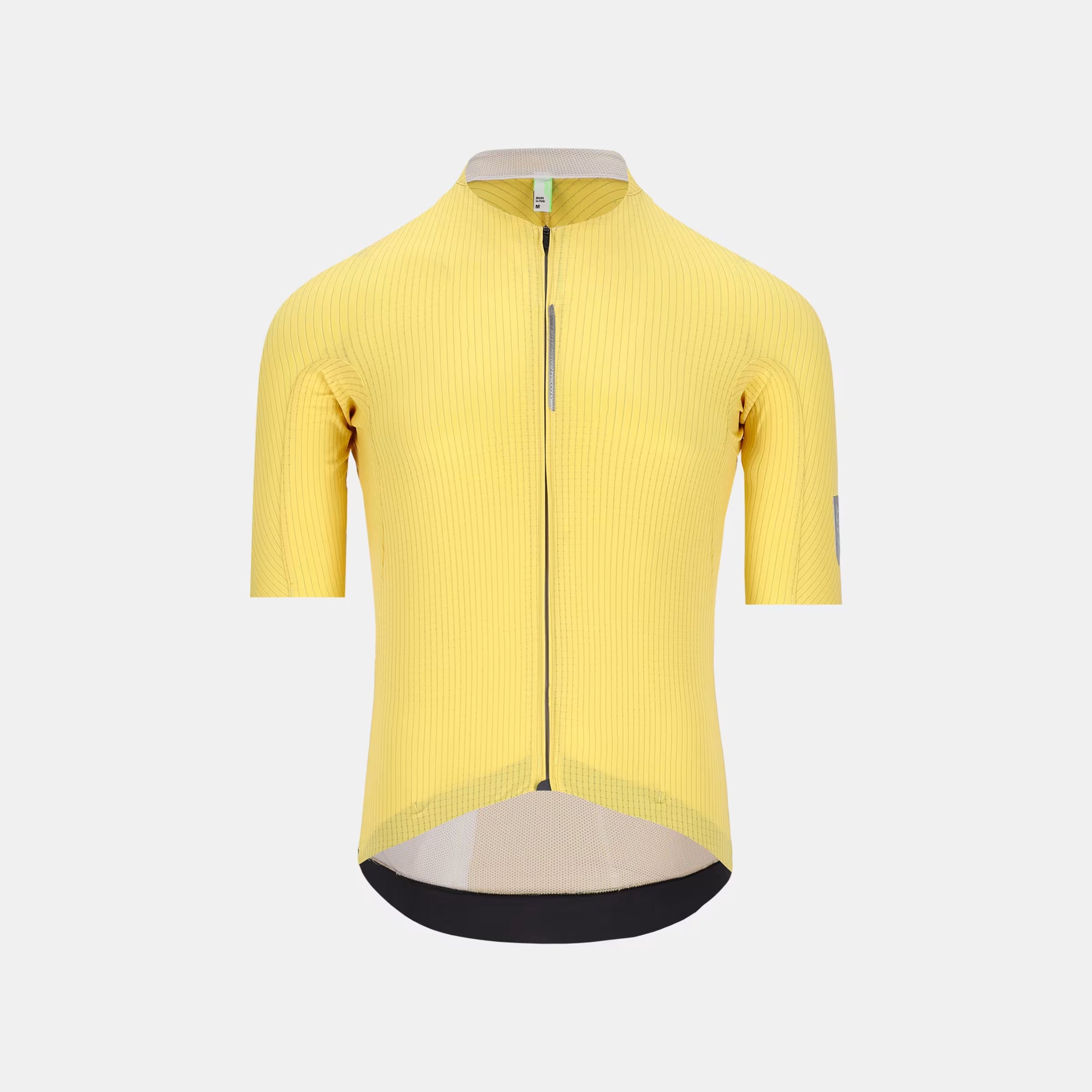 Q36.5 Dottore Pro Jersey - Men's - Naples Yellow front view showing lightweight, fast-drying fabric and aero fit design