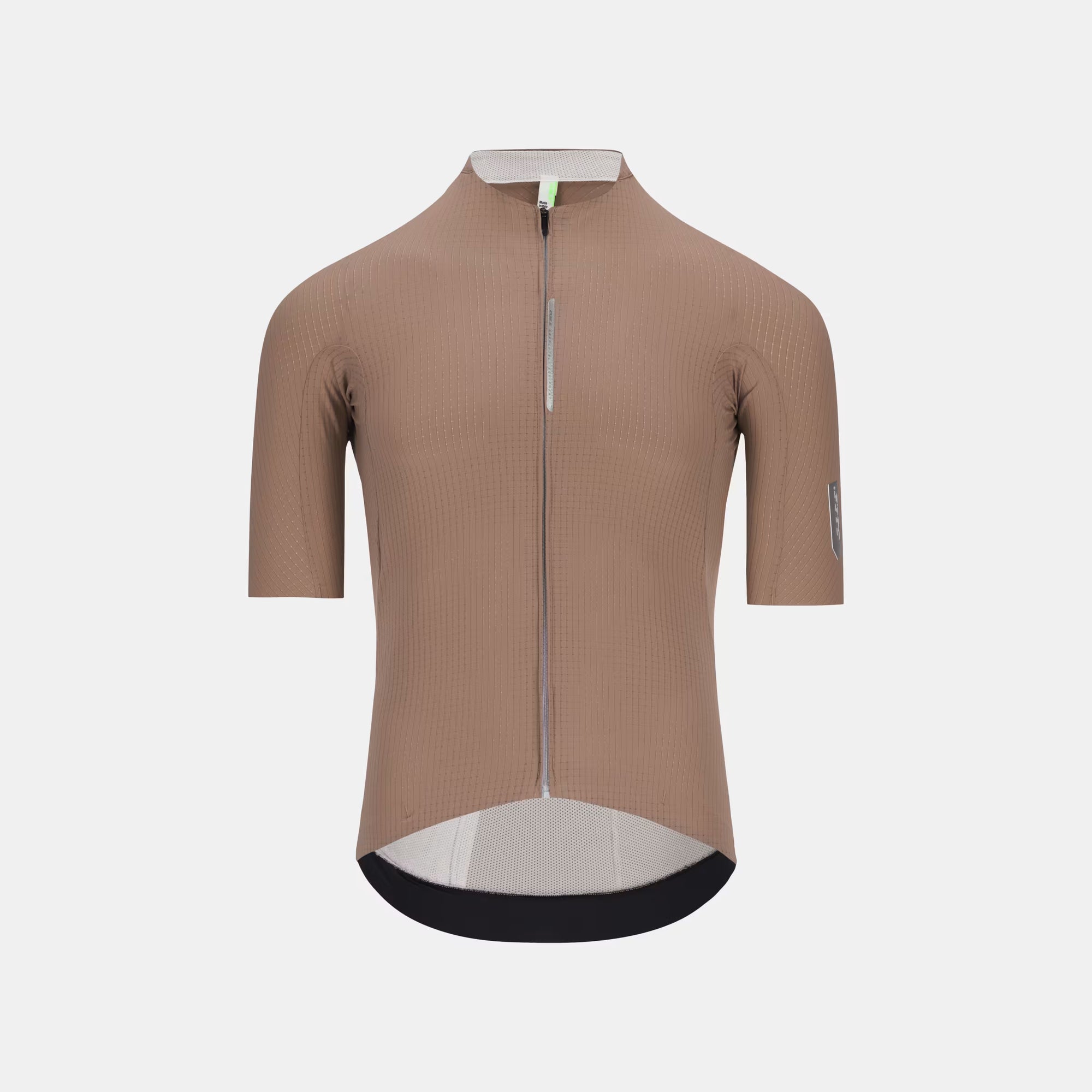 Q36.5 Dottore Pro Jersey - Men's - Brown with full front zipper and sleek aerodynamic fit for cycling performance