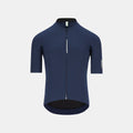 Q36.5 Dottore Pro Jersey - Men's - Navy Blue front view with sleek fit and full zipper for aerodynamic cycling performance