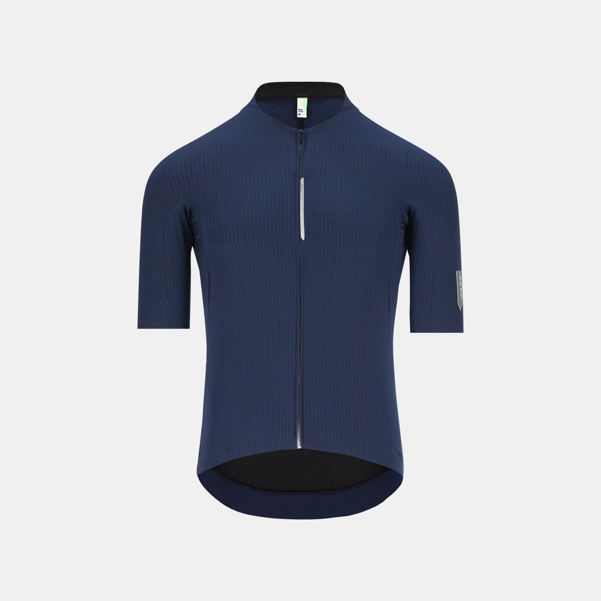 Q36.5 Dottore Pro Jersey - Men's - Navy Blue front view with sleek fit and full zipper for aerodynamic cycling performance
