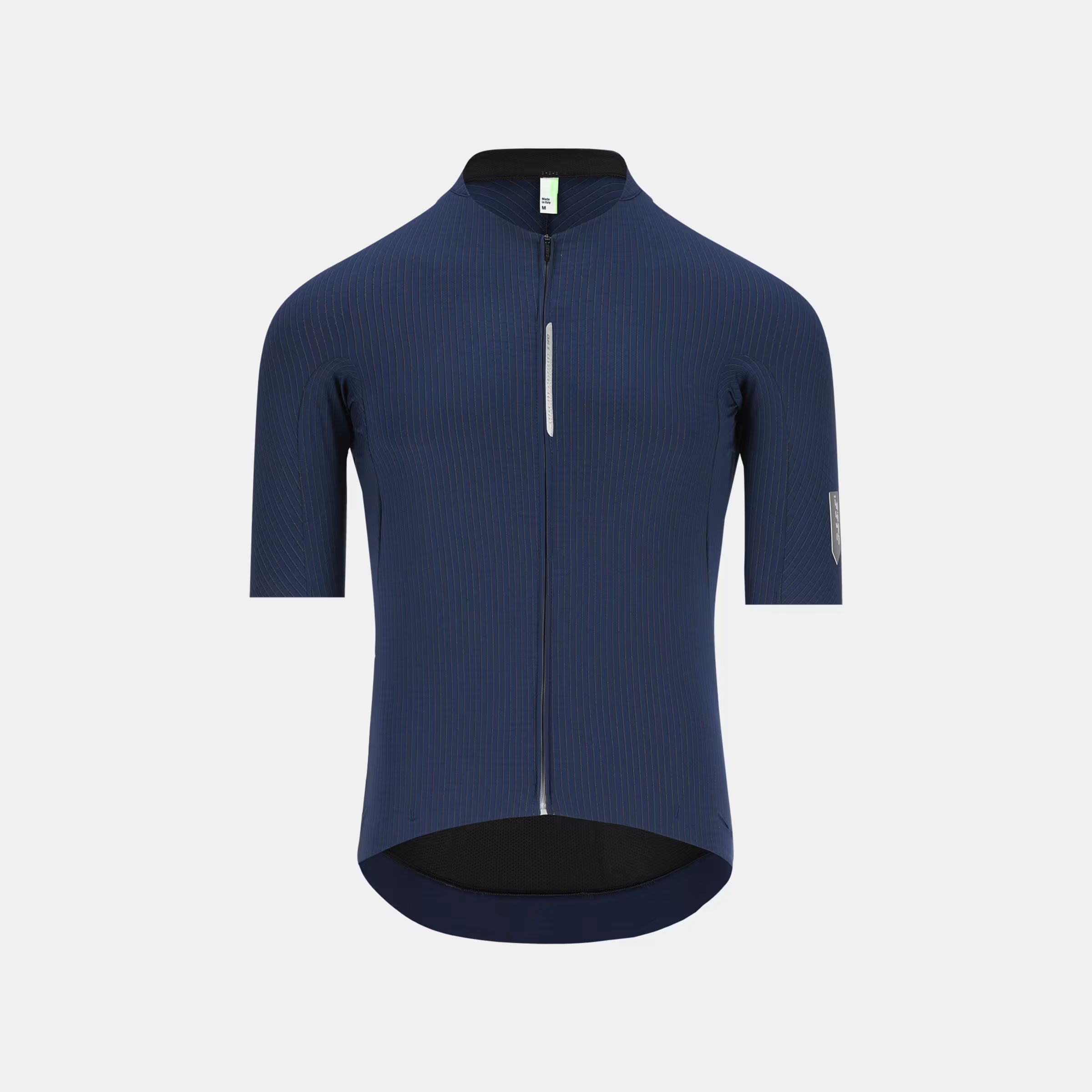 Q36.5 Dottore Pro Jersey - Men's - Navy Blue front view with sleek fit and full zipper for aerodynamic cycling performance