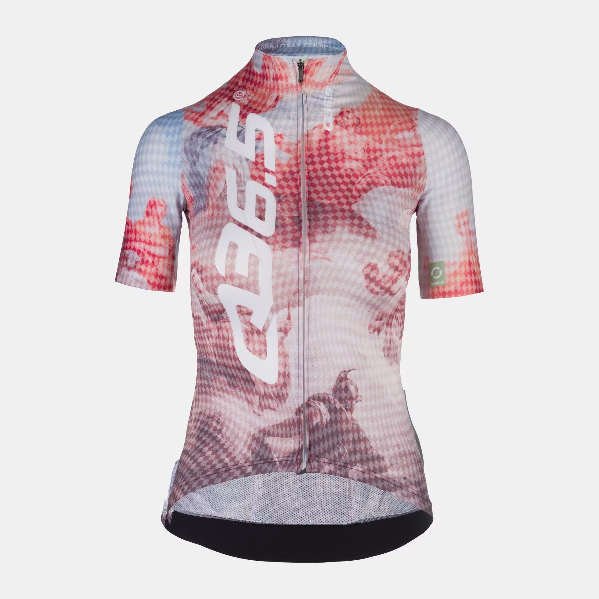 Q36.5 Gregarius Pro Fresco Jersey - Women's - Lilla Purple with full front zipper and short sleeves on white background