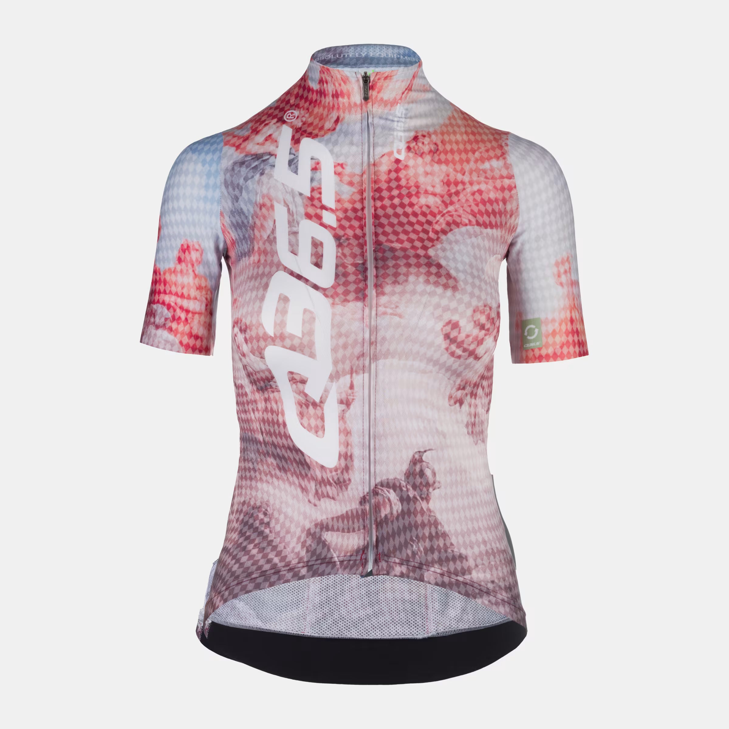 Q36.5 Gregarius Pro Fresco Jersey - Women's - Lilla Purple with full front zipper and short sleeves on white background