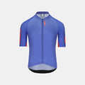 Q36.5 Gregarius Pro Signature Jersey - Men's - Persian Purple with full zip and short sleeves shown front view