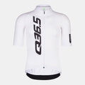Q36.5 Gregarius Pro Signature Jersey - Men's - White front view with full zip and bold logo on breathable cycling jersey