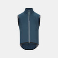 Q36.5 Adventure Vest - Men's - Australian Green in front view with high collar and full-length zipper design
