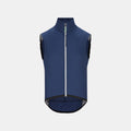 Q36.5 Adventure Vest - Men's - Navy Blue with full front zipper and high collar for lightweight protection and comfort