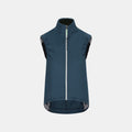 Q36.5 Adventure Vest - Women's - Australian Green sleeveless vest with front zipper and high collar shown on white background
