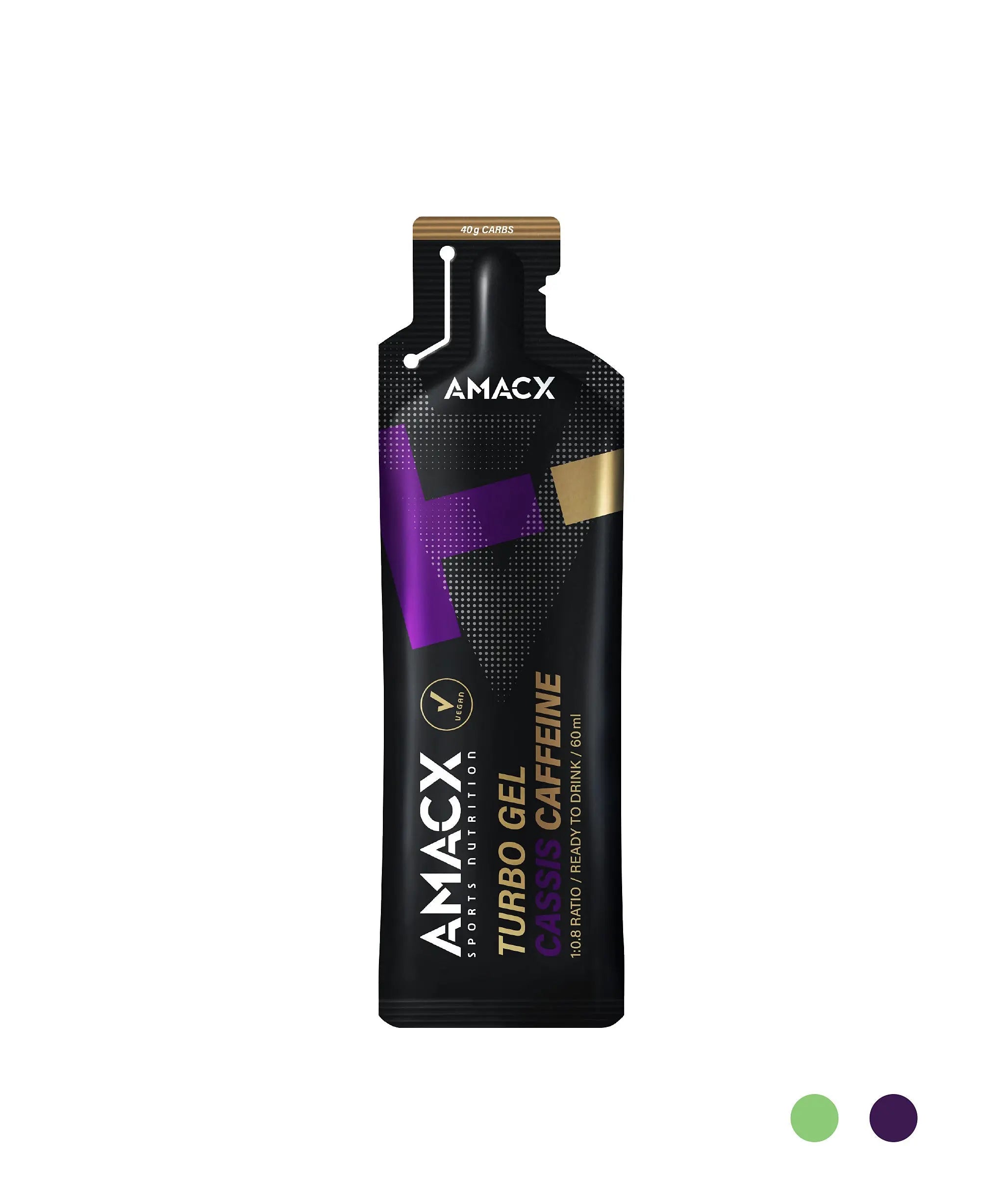 Portrait image of Turbo Gel Cassis Caffeine | 12 pack sports gel pouch in gallery position one with 2048x2454 dimensions