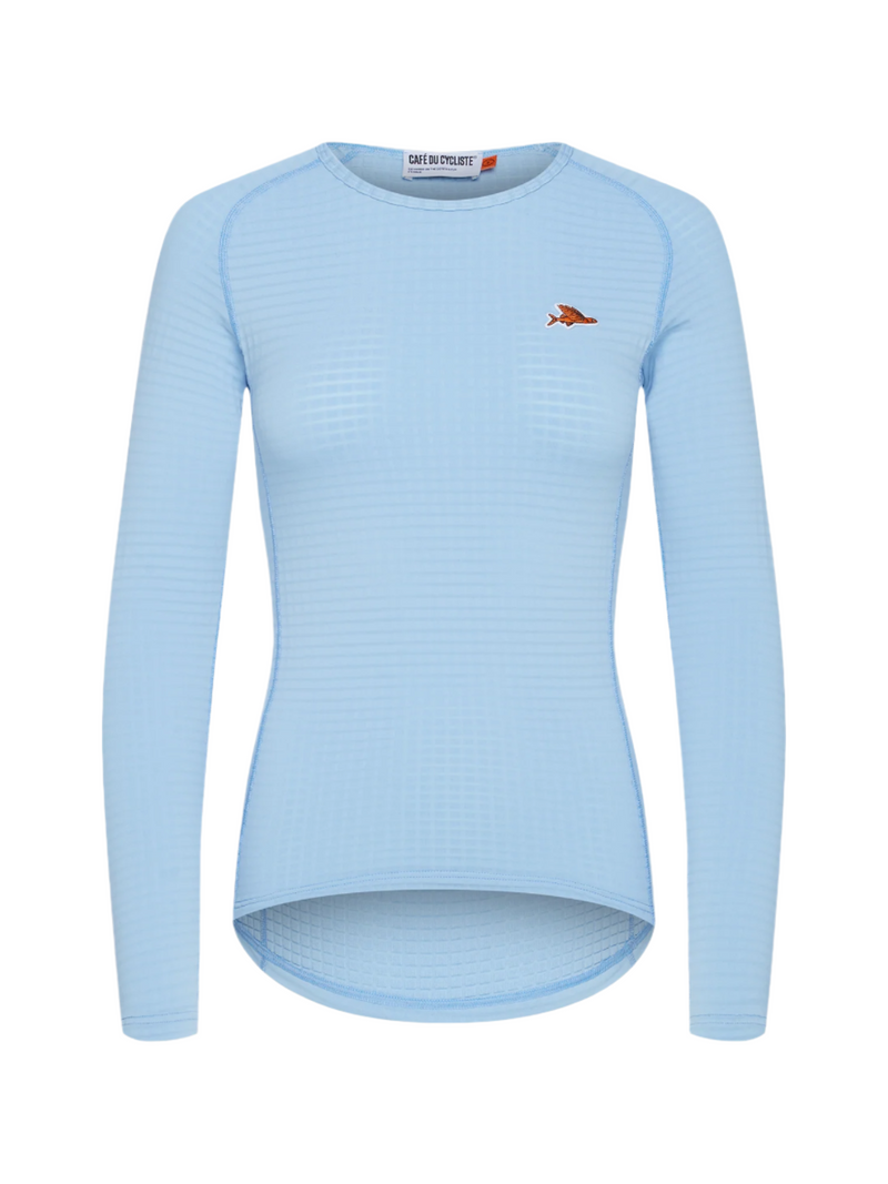 Cafe Du Cycliste Coline Long Sleeve Base Layer  - Women&