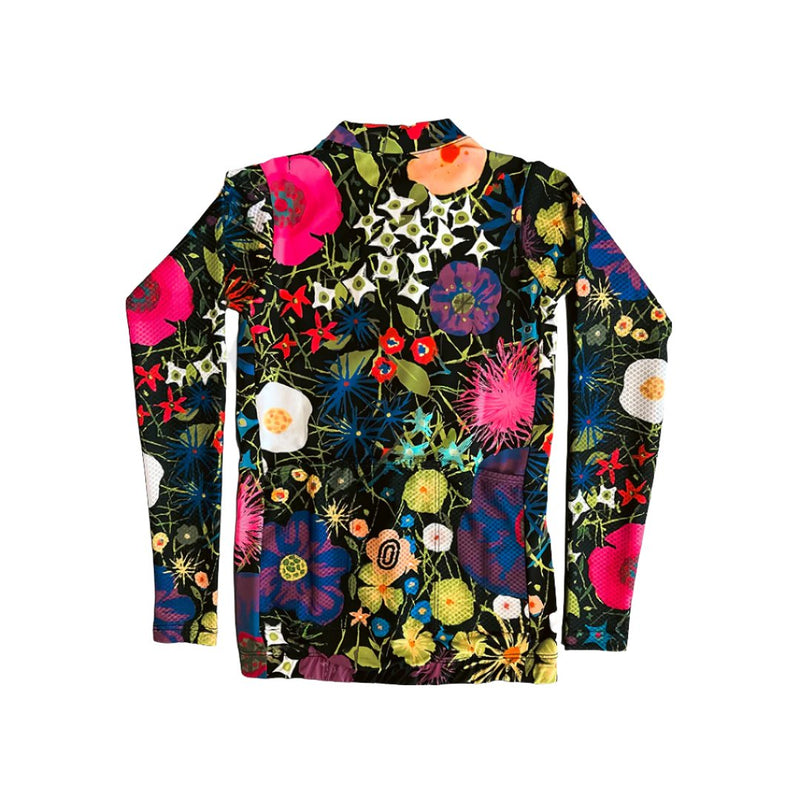 Ostroy Fiori Notturni Lightweight Long-Sleeve Jersey - Women&