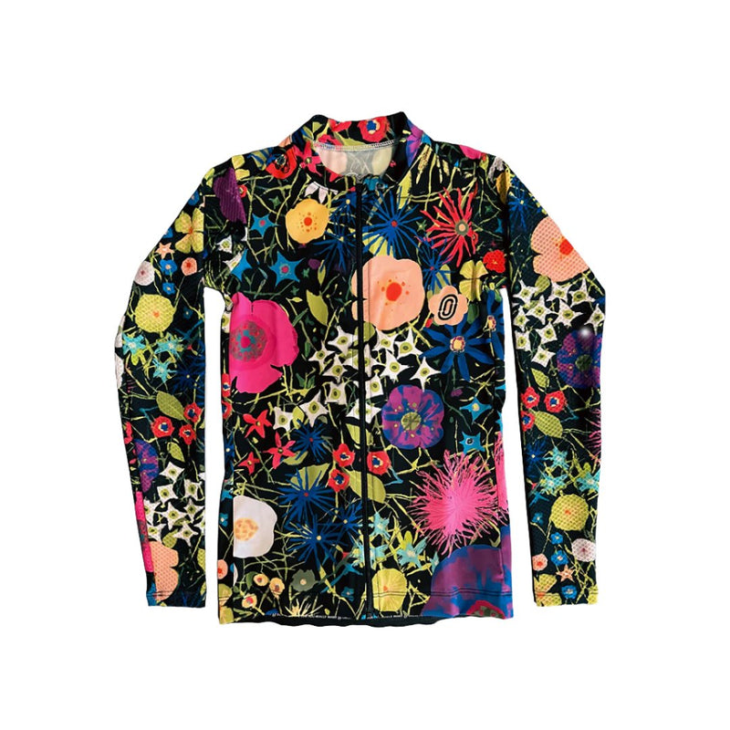 Ostroy Fiori Notturni Lightweight Long-Sleeve Jersey - Women&