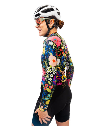 Ostroy Fiori Notturni Lightweight Long-Sleeve Jersey - Women's