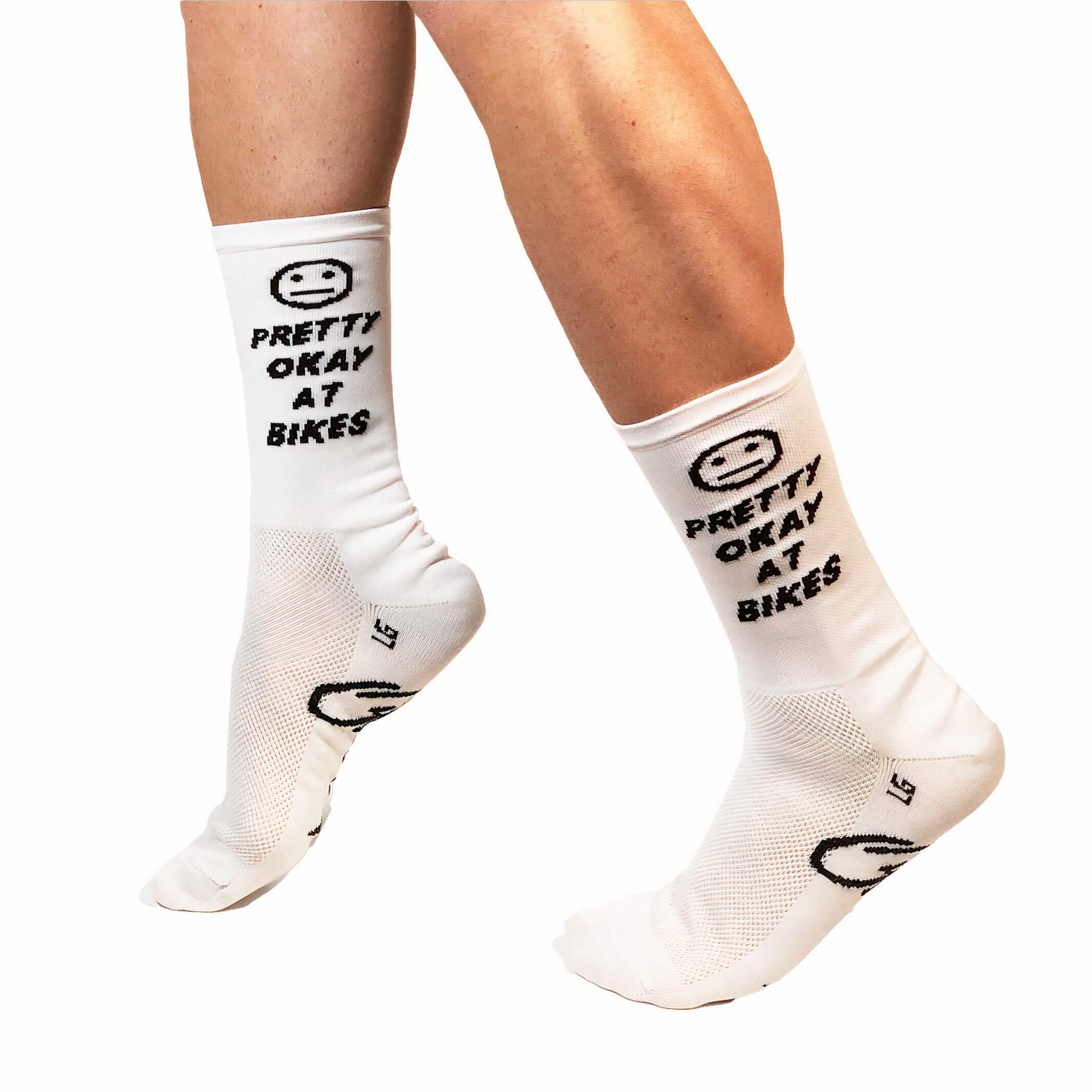 Ostroy Pretty Okay at Bikes Socks