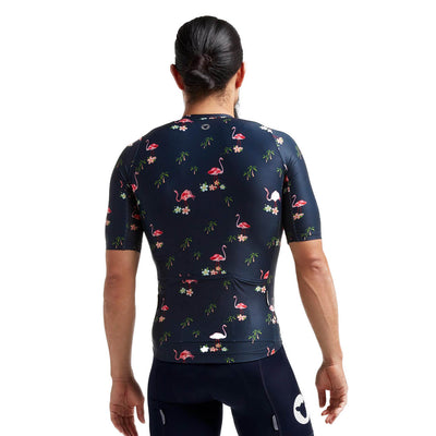 Black Sheep Cycling Men's LTD Aloha Jersey - Flamingo