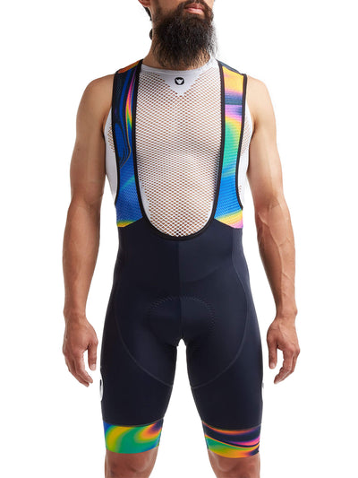 Black Sheep Cycling Men's Essentials TOUR Bib - LTD Prism Flare