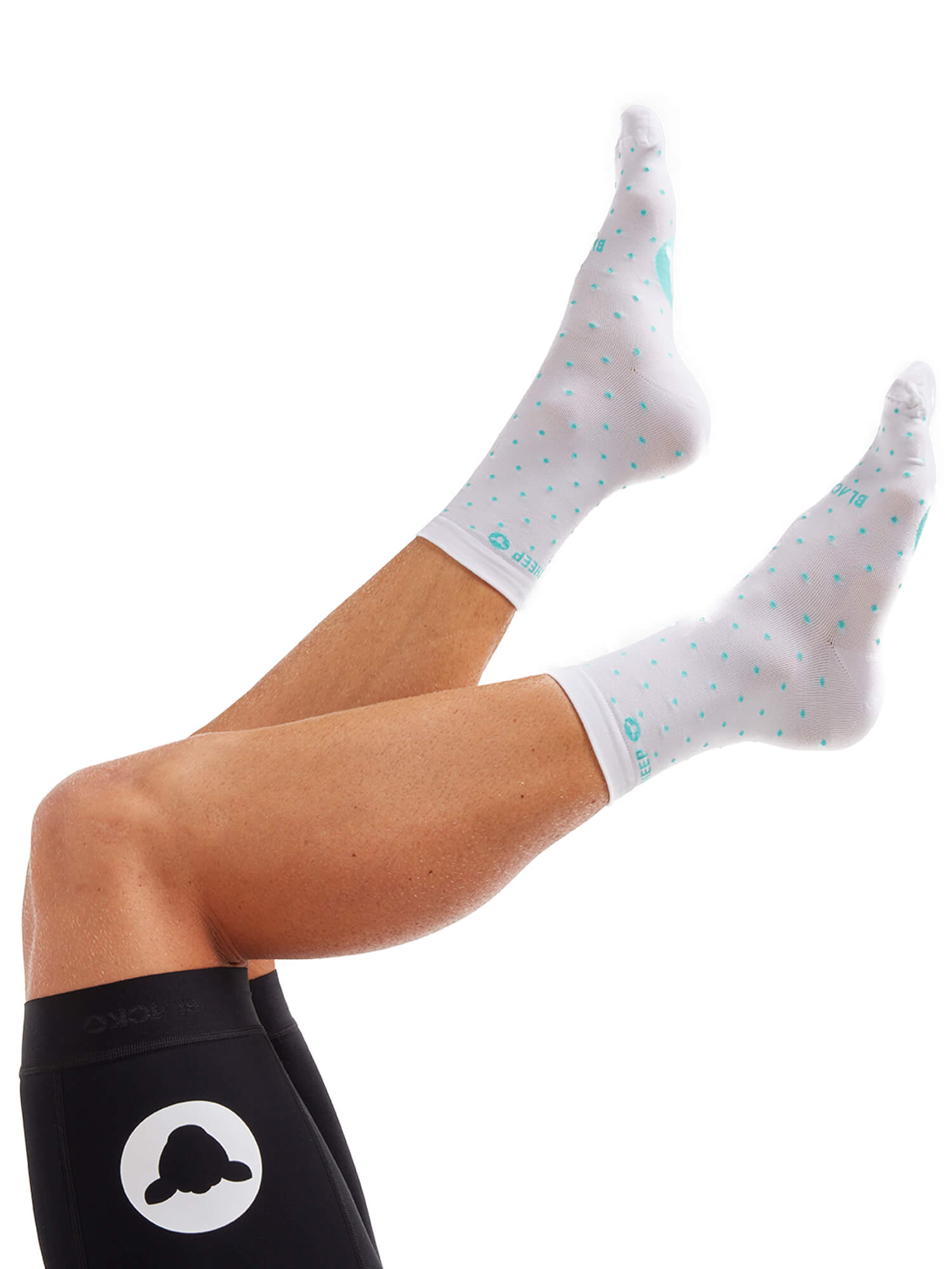 Black Sheep Cycling Perfect Crew Dot Socks