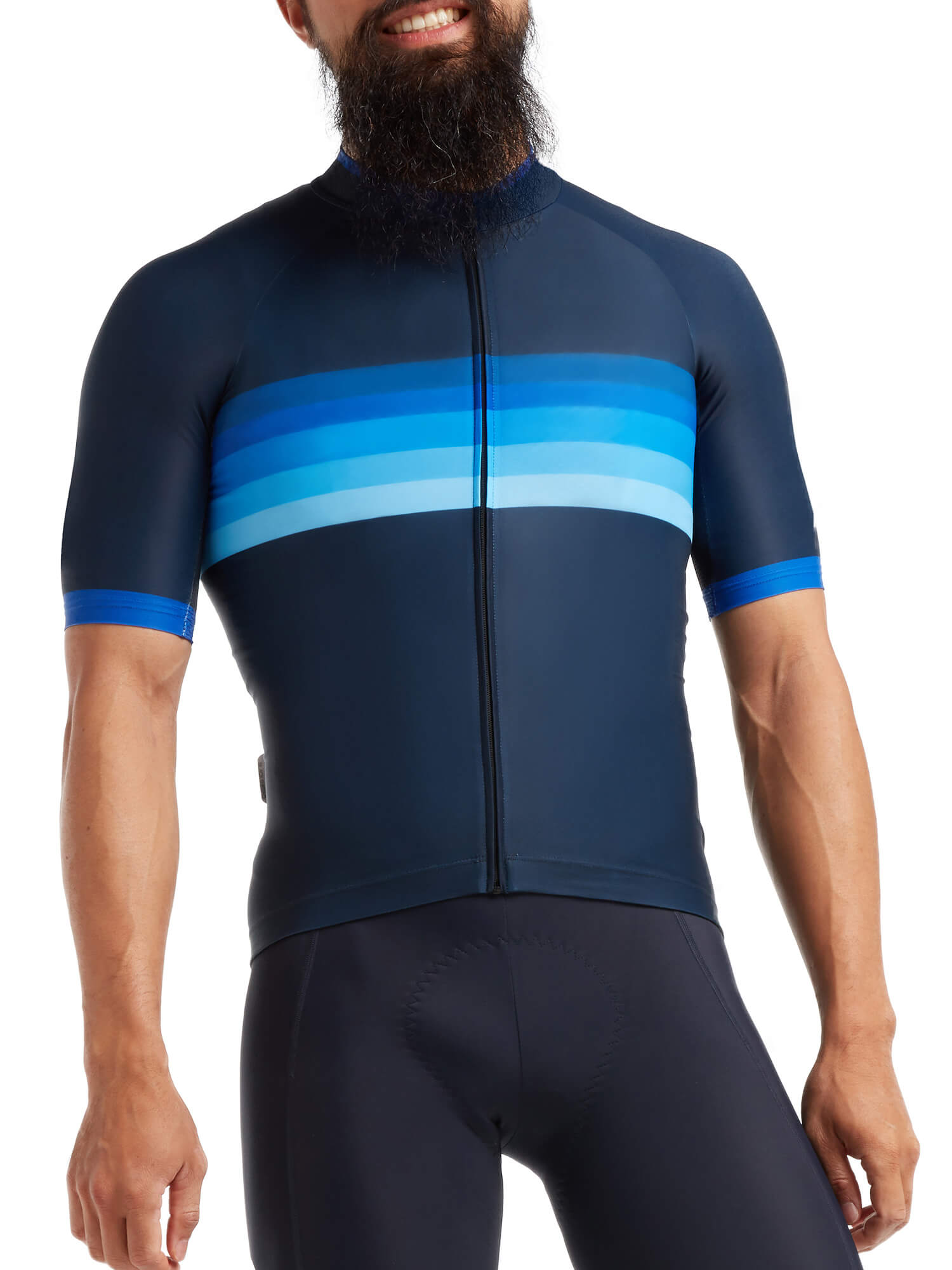 Black Sheep Cycling Men's Essentials TOUR STRIPES Jersey